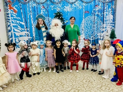 Общее фото группы на новогоднем утреннике