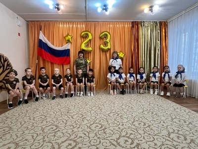 Общее фото участников мероприятия. Группы "Гномики" и "Василек"